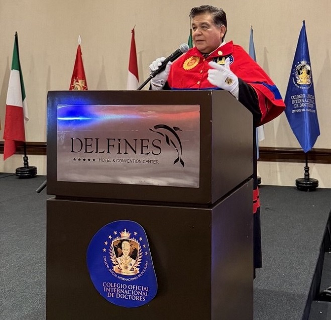 El Intendente Mario Ishii fue convocado a integrar oficialmente el Colegio Internacional de Doctores en Lima, Peru