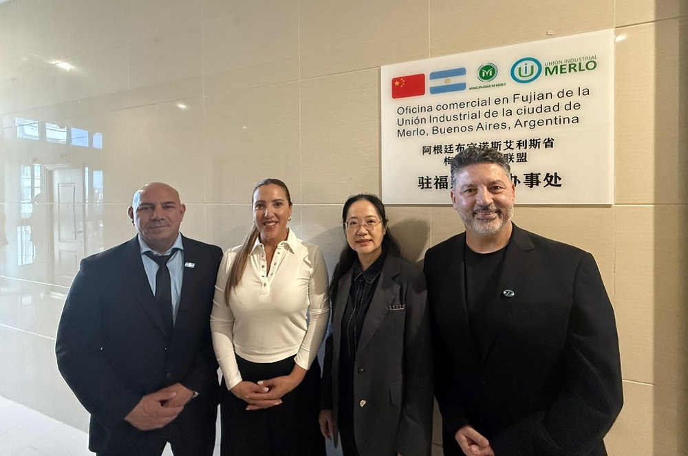 Merlo inauguró la oficina comercial en Fuzhou, provincia de Fujian, República Popular China