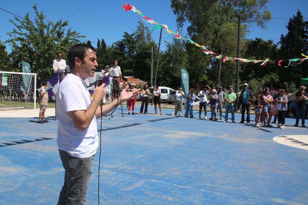 Junto a vecinos, San Isidro inauguró un Playón Deportivo en Beccar