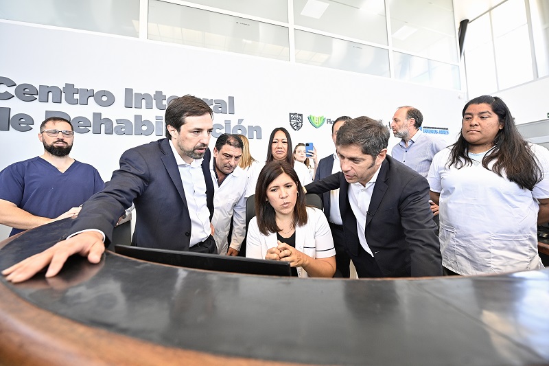 Kicillof inauguró un Centro de Atención Integral de Rehabilitación