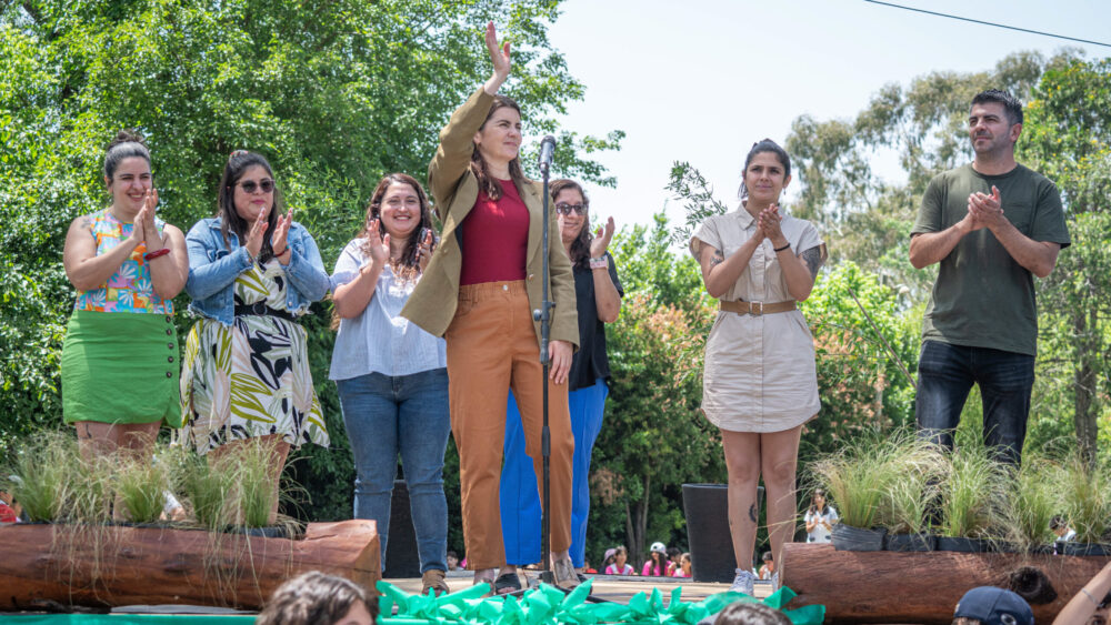 Mariel Fernández encabezó el cierre de año del programa “Mi Escuela Recicla”