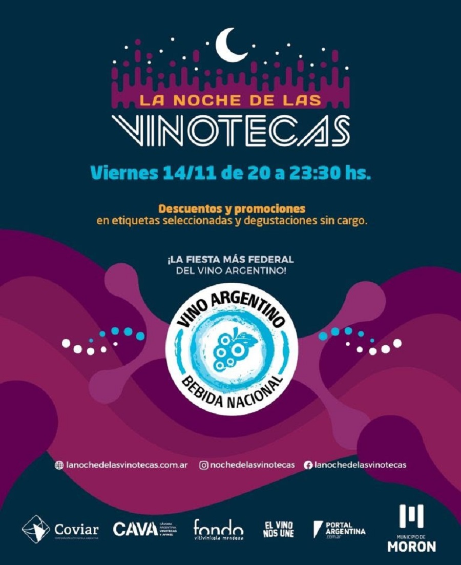 Morón vuelve la Noche de las Vinotecas