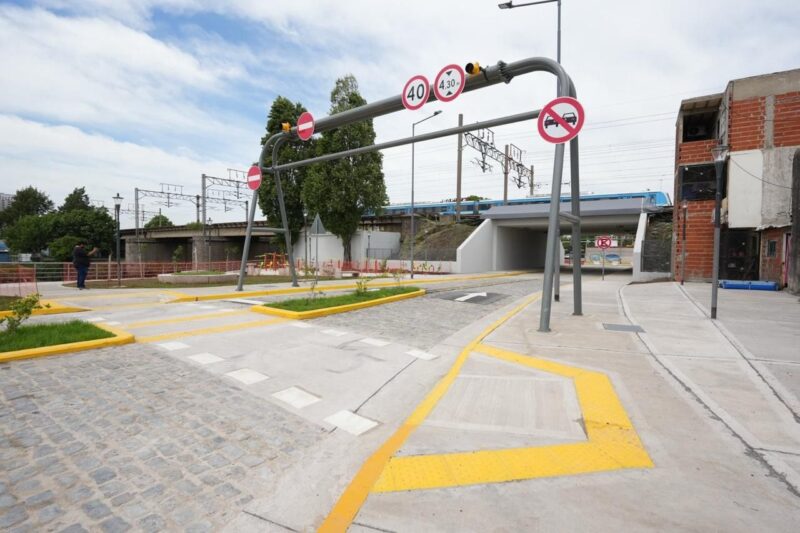 Otra obra terminada: la Ciudad abrió el bajo Puente Bosch en Barracas