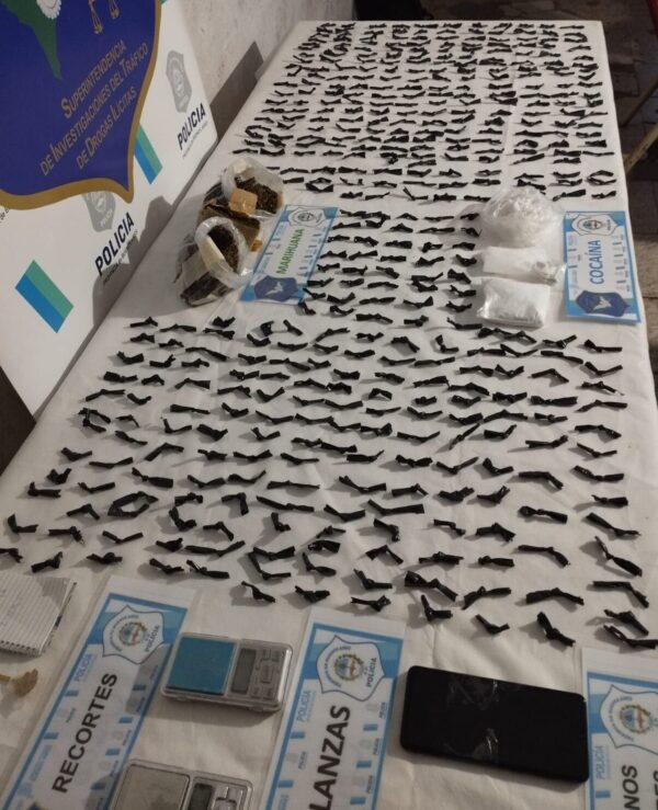 Savio gracias a una denuncia vecinal, desarticulan una organización narco-criminal