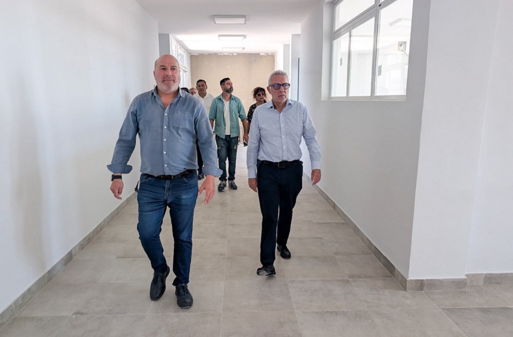 Tigre avanza con obras de infraestructura en la EP N°25 y la Secundaria N°14