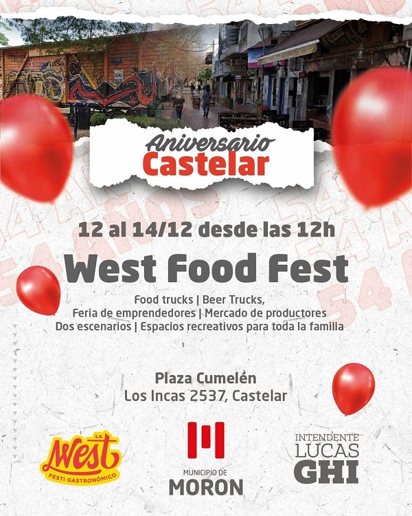 Castelar celebra un nuevo aniversario con actividades culturales y musicales