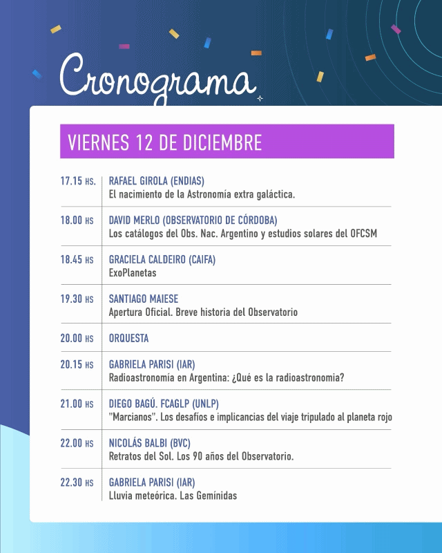 El observatorio de Física Cósmica de San Miguel celebra sus 90 años con un gran evento científico-cultural