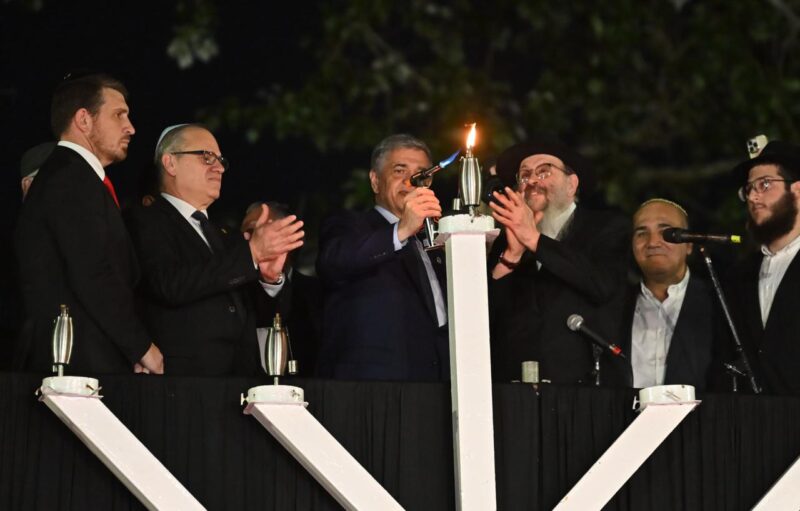 En la celebración de Janucá, Jorge Macri condenó firmemente el atentado en Sídney