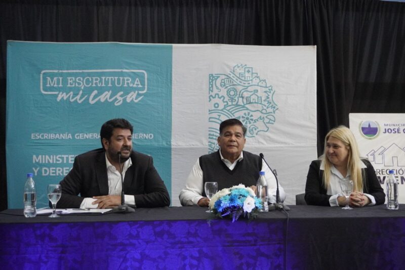 José C. Paz: 346 familias recibieron sus escrituras