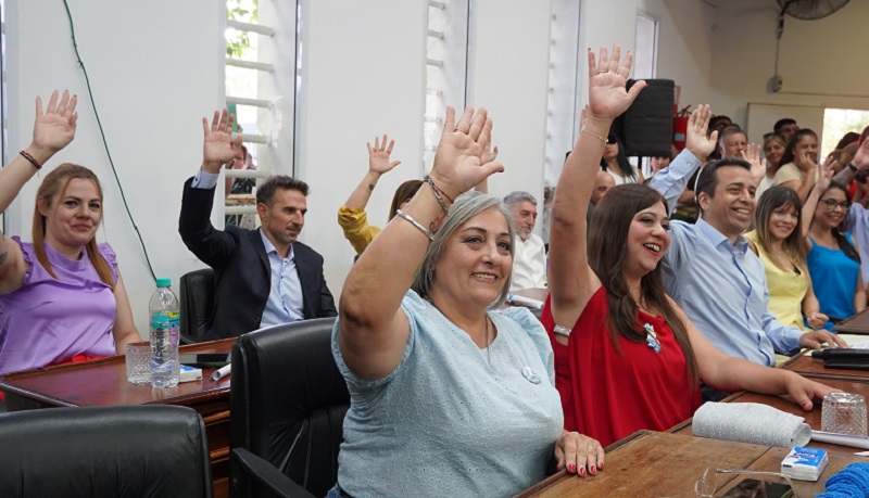 Jura de concejales electos en Merlo