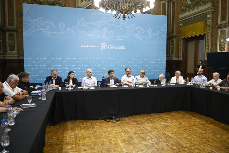 Kicillof se reunió con representantes del sector energético