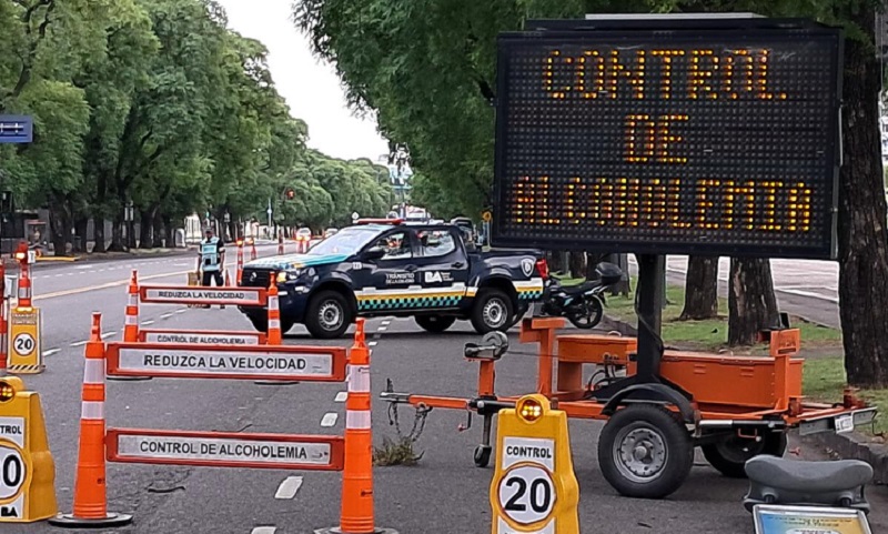 La Ciudad reforzó los controles de alcoholemia por la Navidad la tasa de positivos cayó a la mitad