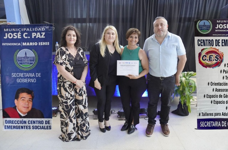 La intendencia entregó certificados a 143 nuevos recreadores comunitarios de José C. Paz