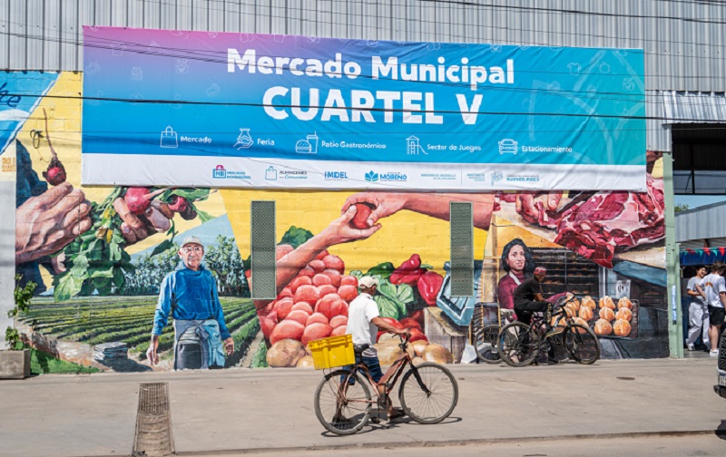 Mariel Fernández encabezó la reinauguración del Mercado Municipal Cuartel V