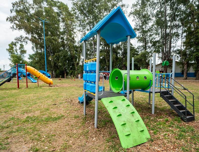 Mariel Fernández inauguró la Plaza 6 de Enero en Cuartel V