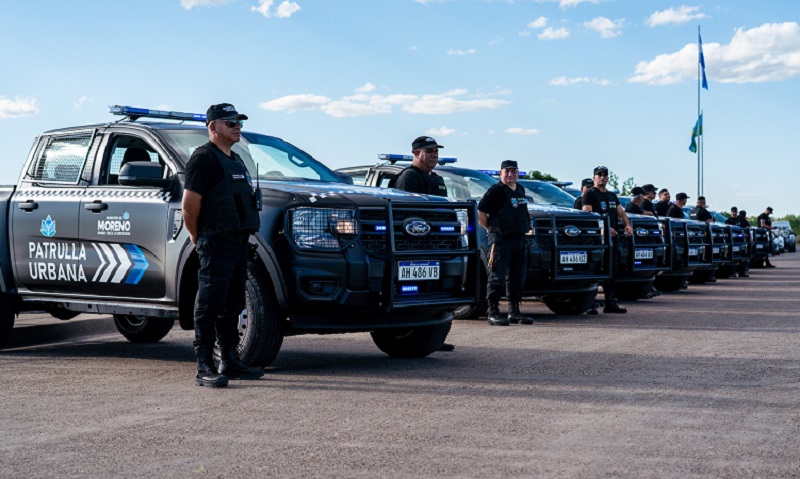 Mariel Fernández presentó móviles para la Guardia Urbana municipal