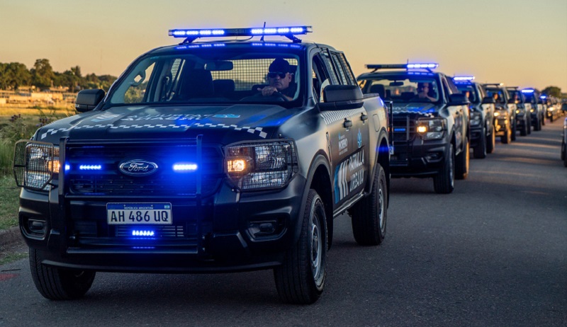 Mariel Fernández presentó móviles para la Guardia Urbana municipal