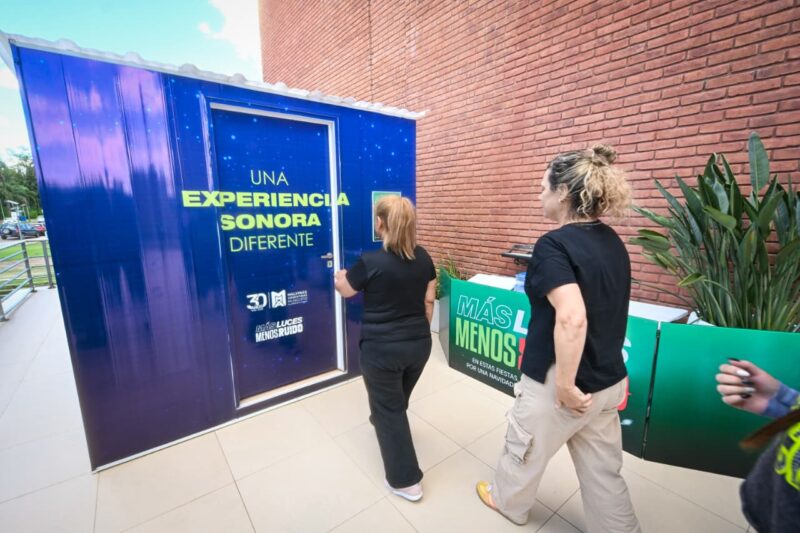 Más luces, menos ruido Malvinas Argentinas refuerza la campaña en contra del uso de pirotecnia sonora