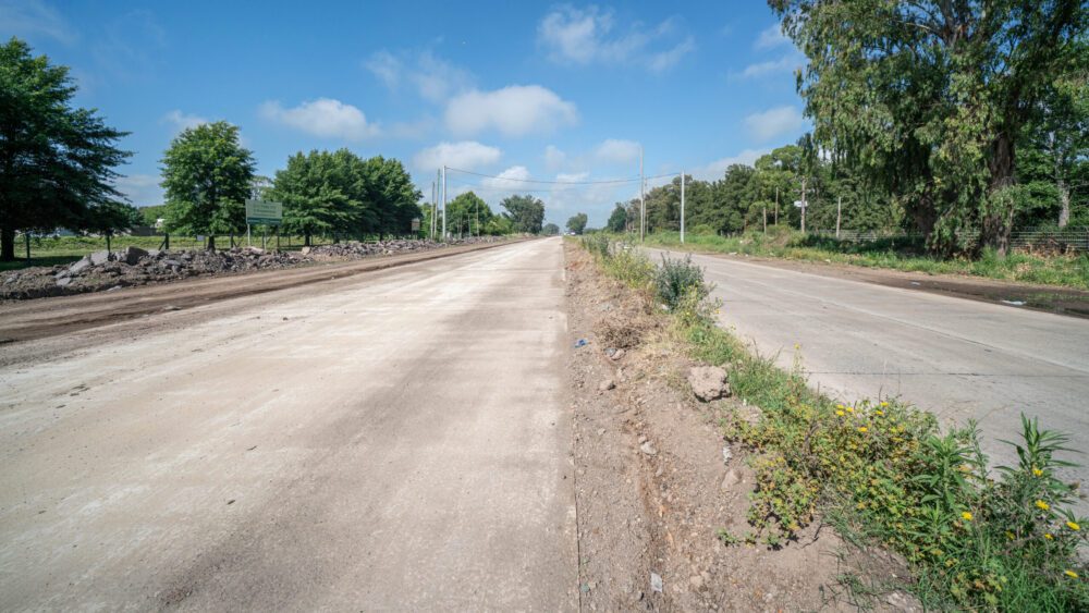 Moreno Avanza la obra de renovación de la Ruta Provincial N° 24