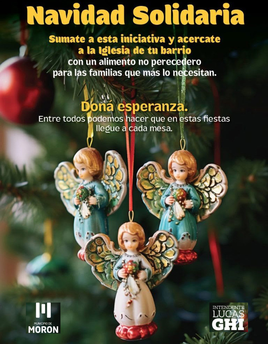 Morón presentó Navidad Solidaria