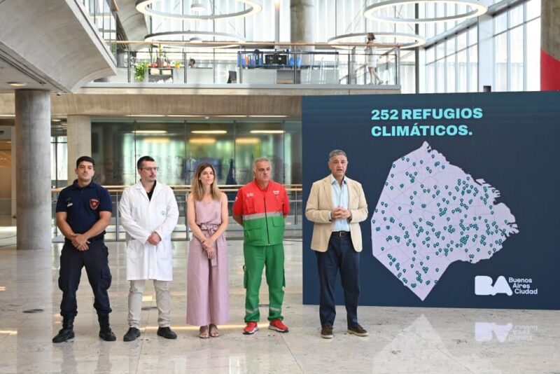 Ola de calor: la Ciudad abre más refugios climáticos​ y refuerza los equipos de emergencias en la calle