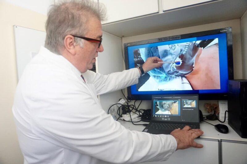 Salud pública de la Ciudad en el Pirovano se hizo la primera cirugía con realidad aumentada