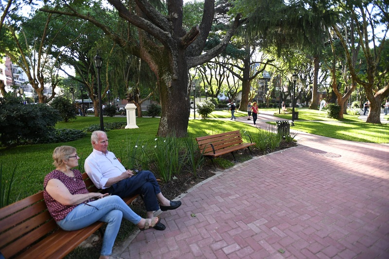 Soledad Martínez en la reinauguración de la Plaza Vicente López y Planes “Esta plaza es un modelo de cómo gestionamos el espacio público”