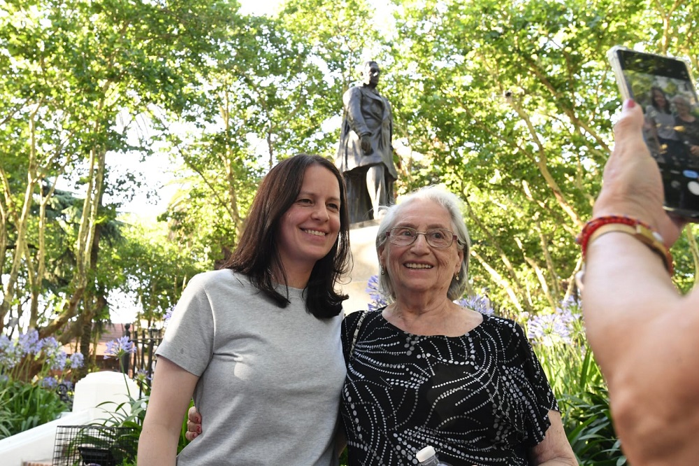 Soledad Martínez en la reinauguración de la Plaza Vicente López y Planes “Esta plaza es un modelo de cómo gestionamos el espacio público”