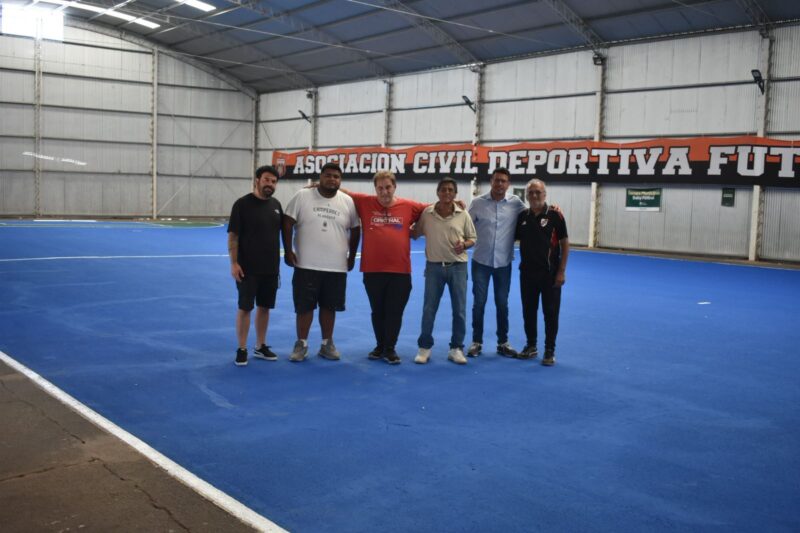 Cardozo visitó el Club Futuro Santa Rita y destacó el acompañamiento del Estado a los clubes de barrio