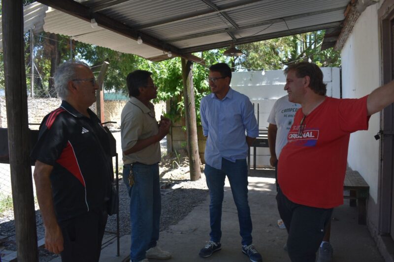 Cardozo visitó el Club Futuro Santa Rita y destacó el acompañamiento del Estado a los clubes de barrio