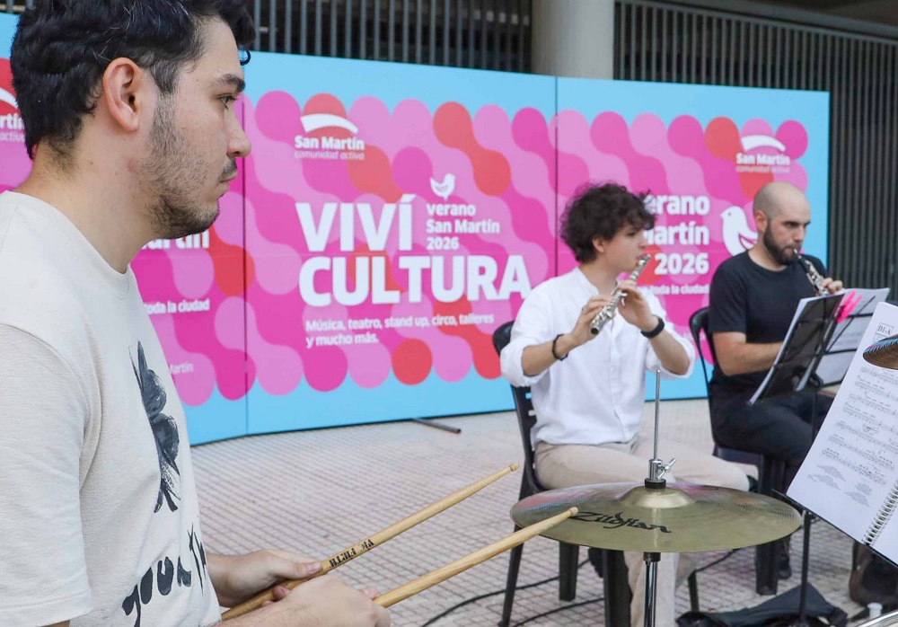 Comenzó la agenda de verano “Viví Cultura” en San Martín