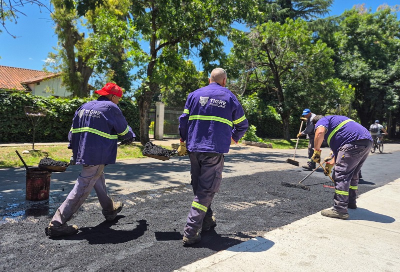 En Don Torcuato, Julio Zamora supervisó diferentes obras públicas que ejecuta el Municipio de Tigre