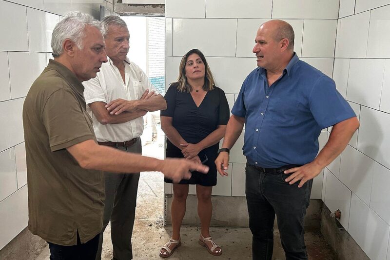 Julio Zamora monitoreó la reforma integral y ampliación de la Escuela Secundaria N° 26 de General Pacheco