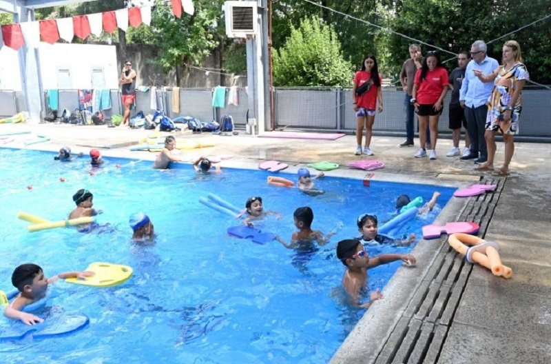 Julio Zamora visito y realizo un relevamiento de las obras del polideportivo de General Pacheco