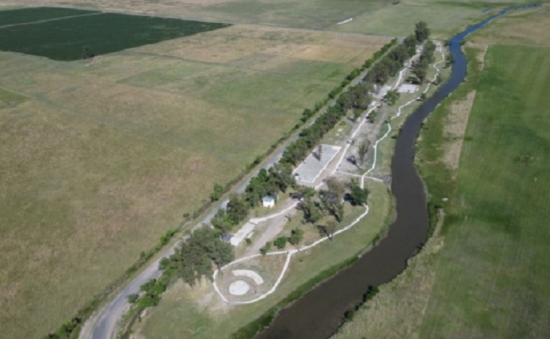 Katopodis recorrió obras hídricas y de espacio público en Suipacha