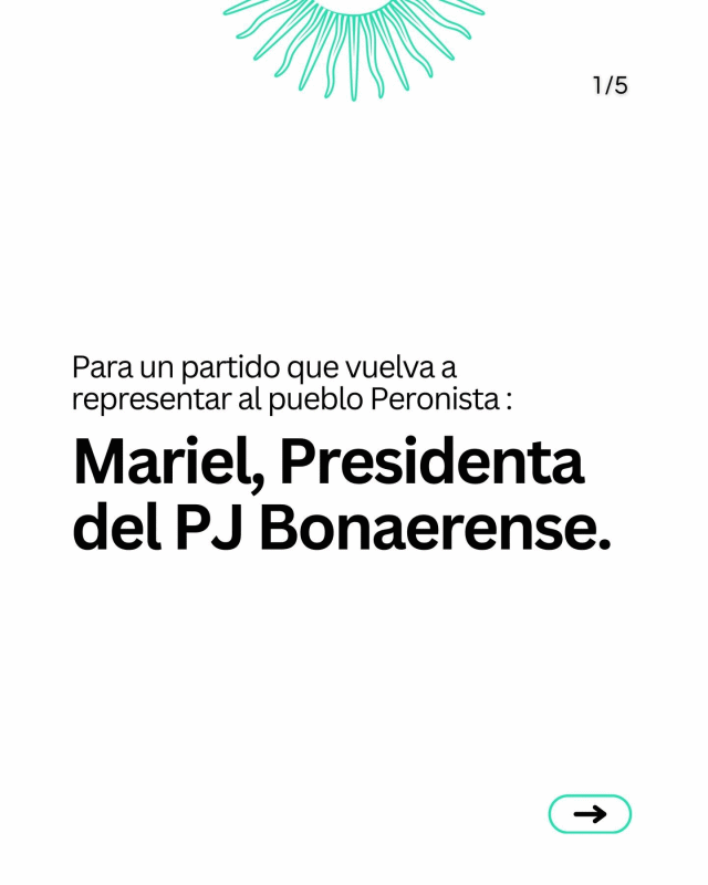 Mariel puso primera para conducir al PJ Bonaerense