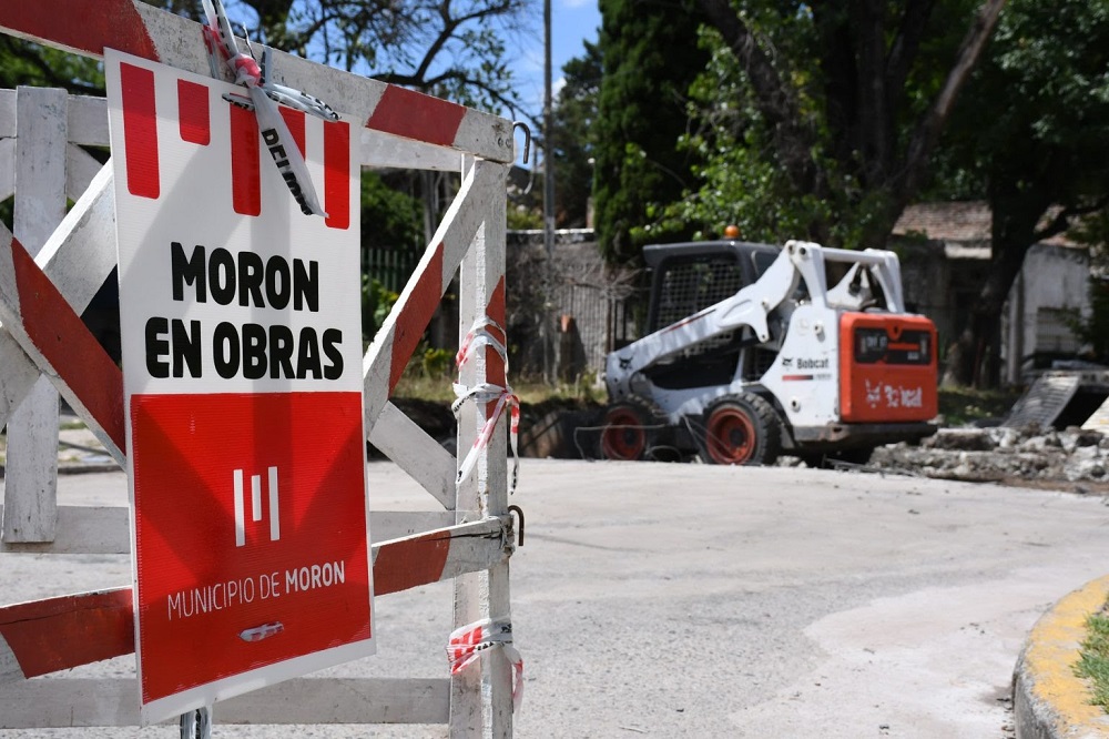 Morón realizó importantes intervenciones para mejorar la infraestructura urbana