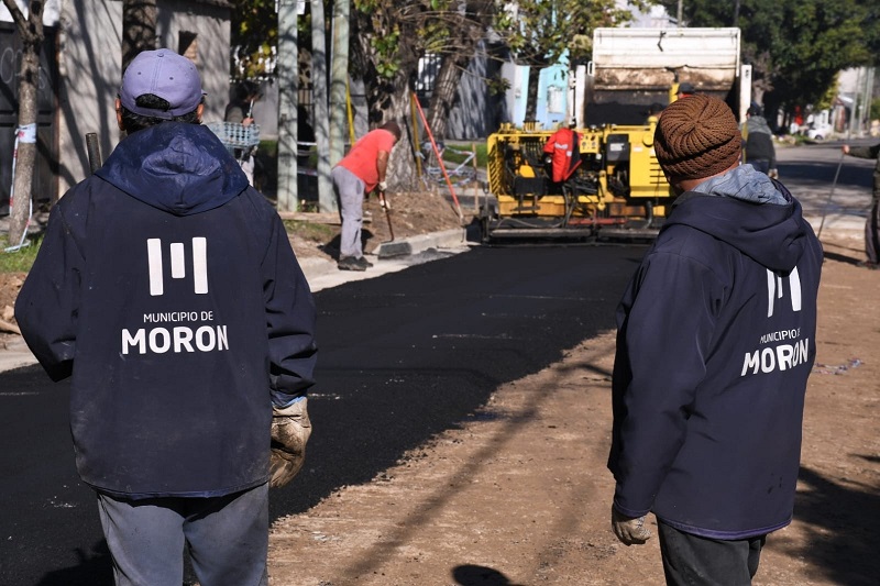 Morón realizó importantes intervenciones para mejorar la infraestructura urbana
