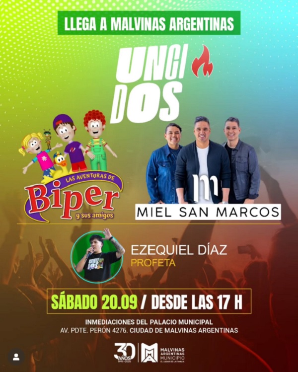 UNGIDOS en Malvinas Argentinas: gran noche de música y encuentro