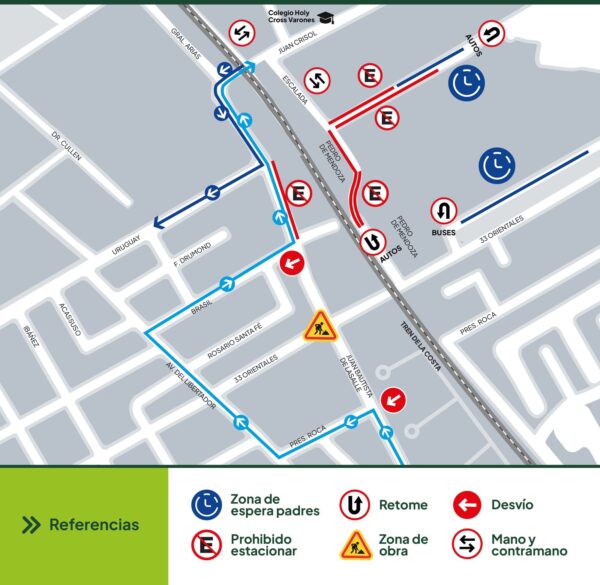 Avanza la obra del Aliviador Alto Perú: habrá cortes y desvíos en el Bajo de Beccar