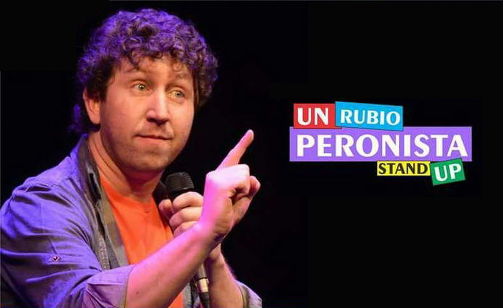 El PJ de Escobar presenta el show de stand up “Un Rubio Peronista” del humorista Gustavo Berger