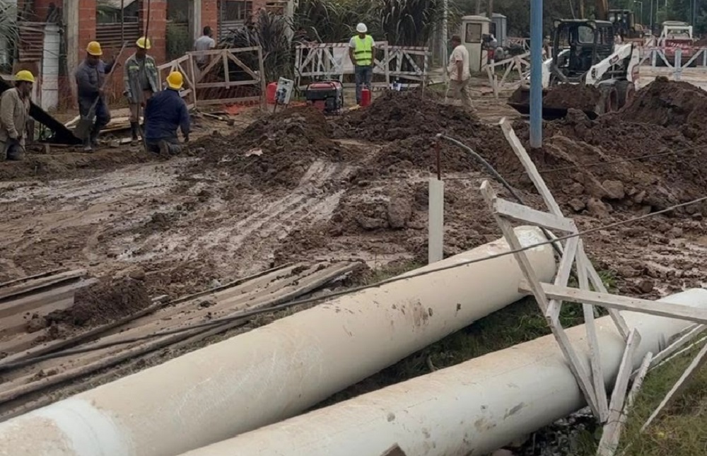 Finalizan obras cloacales en Ing. Maschwitz tras las gestiones de Sujarchuk ante AySA