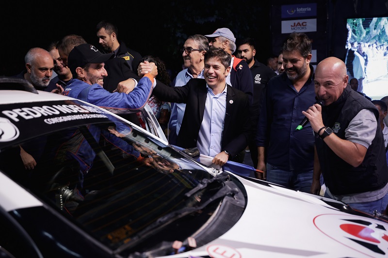 Kicillof encabezó la largada del Rally 2026 Mar y Sierras