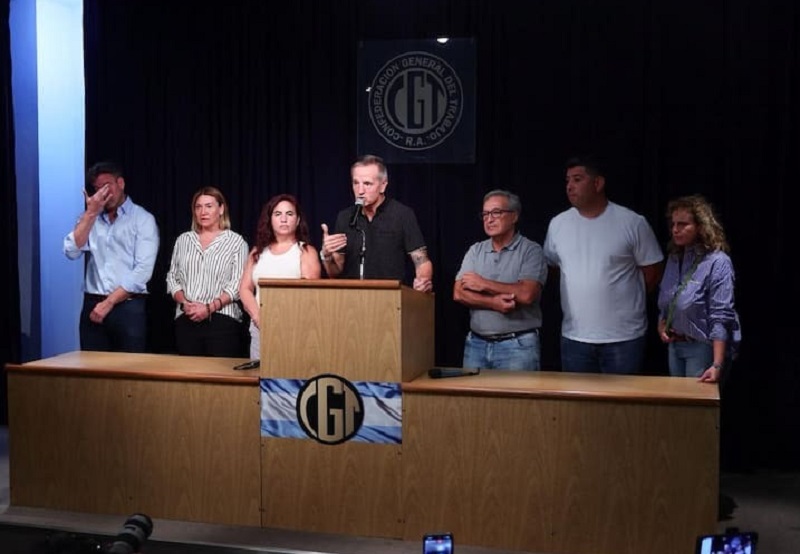 La CGT llamo a paro general el día que diputados se trate la reforma laboral con el transporte incluida