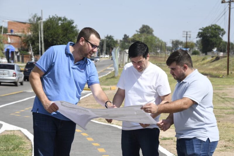 Leo Nardini recorrió el avance del Corredor Seguí entre Grand Bourg y Tierras Altas
