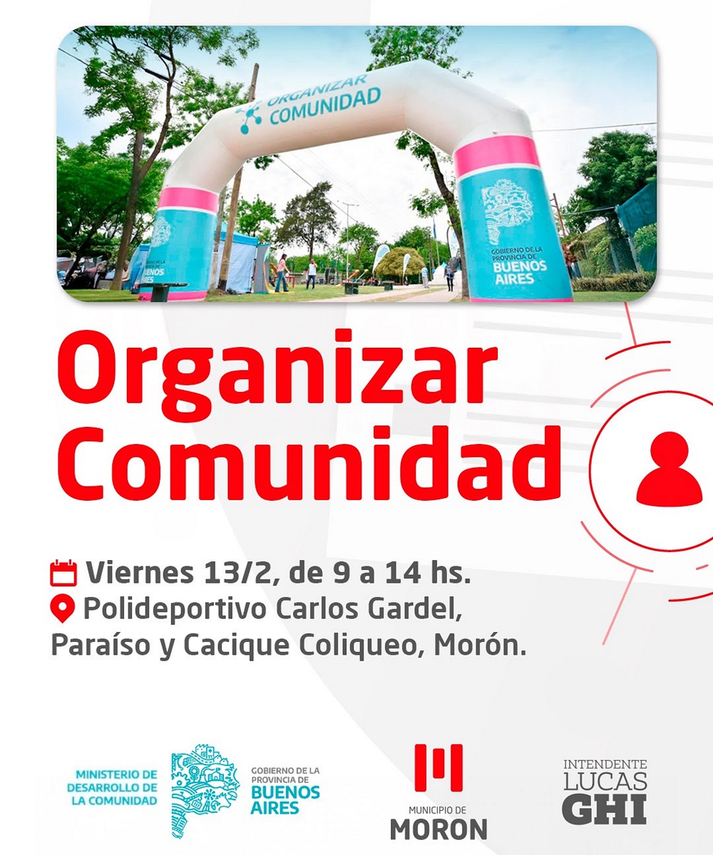 Morón y la Provincia realizan un operativo para acercar servicios a la comunidad