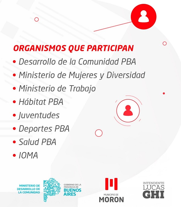 Morón y la Provincia realizan un operativo para acercar servicios a la comunidad