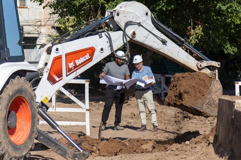San Isidro las obras pluviales del Barrio Ferroviario ya superan el 45% de avance