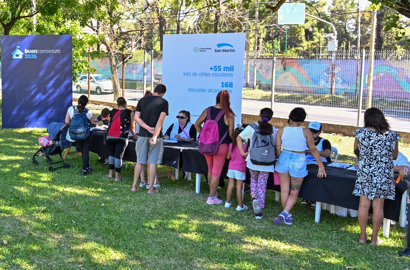 San Martín realizó la 15° edición del programa Buen Comienzo para mejorar escuelas y jardines de la ciudad