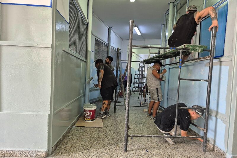 Tigre avanza con la remodelación en la Escuela Primaria N° 29 en Don Torcuato